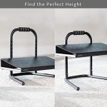 VIVO Adjustable Ergonomic Foot Rest for Standing Desks