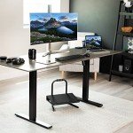 VIVO Adjustable Ergonomic Foot Rest for Standing Desks