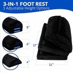 Ergonomic Adjustable Footrest for Comfort and Support