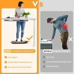 Balance Board Mat for Standing Desks and Comfort