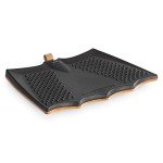 Navaris Wooden Wobble Board for Office Fitness
