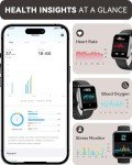 Smartwatch with Fitness Tracking & Heart Monitoring