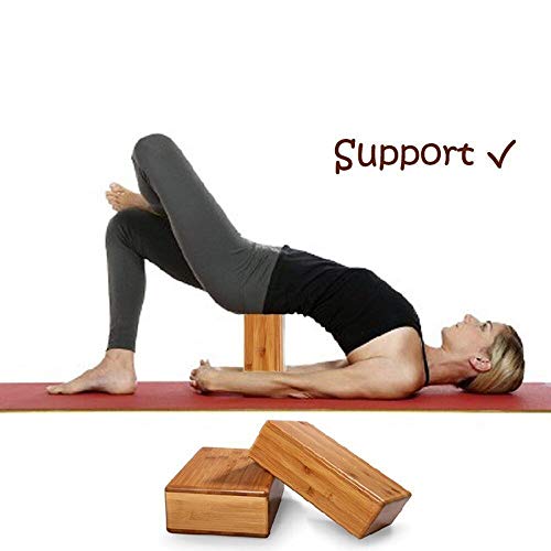 Bamboo Yoga Blocks for Strength and Flexibility