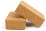 Cork Yoga Blocks with Strap - 2 Pack