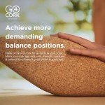 Go4Cork Natural Cork Yoga Egg Block