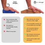 NamaStrength Non-Slip Cork Yoga Wrist Wedge Set