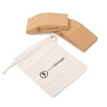 NamaStrength Non-Slip Cork Yoga Wrist Wedge Set