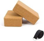 Cork Yoga Blocks Set of 2 - Non-Slip
