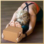 Leitee 4 Pcs Non-Slip Yoga Cork Blocks