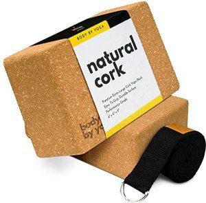 Extra Large Natural Cork Yoga Block Set