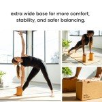 Extra Large Natural Cork Yoga Block Set