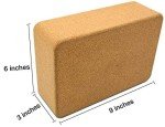 Cork Yoga Blocks 2-Pack for Balance and Strength