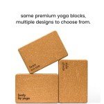 Extra Large Natural Cork Yoga Block Set