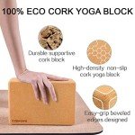 Eco-Friendly Cork Yoga Block Set of 2