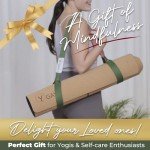 Eco-Friendly Cork Yoga Mat with Neck Roll