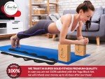 Cork Yoga Blocks and Strap Set - 2 Pack