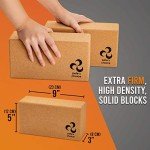 Pete's Choice Eco-Friendly Cork Yoga Blocks & Straps