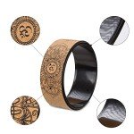 Cork Yoga Wheel and Block Set with Bag