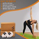 Pete's Choice Eco-Friendly Cork Yoga Blocks & Straps