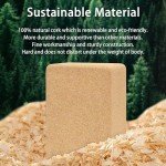 Natural Cork Yoga Block – Eco-Friendly 9"x6"x3