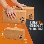 Eco-Friendly Cork Yoga Wheel & Blocks Set