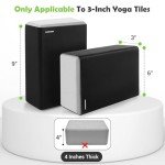 Set of 2 Silicone Yoga Blocks for Comfort