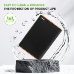 Set of 2 Silicone Yoga Blocks for Comfort