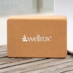Wellrox Cork Yoga Block for Poses and Support