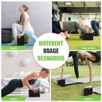 Set of 2 Silicone Yoga Blocks for Comfort