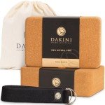Eco-Friendly Cork Yoga Block Set with Strap
