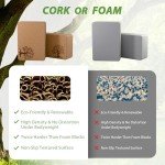 Eco-Friendly Cork Yoga Blocks - Set of 2