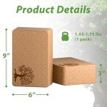 Eco-Friendly Cork Yoga Blocks - Set of 2