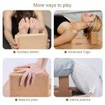 Cork Yoga Blocks - Eco-Friendly 2 Pack