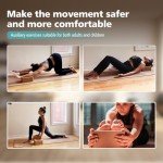 Natural Cork Yoga Blocks with Strap - 2 Pack