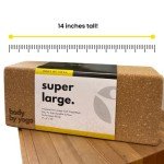 Extra Large Cork Yoga Block for Comfort
