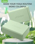 Trideer Non-Slip Soft Yoga Block Set (Green)