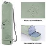 Yoga Mat Bag with Pockets for Water and Storage