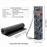 ELENTURE Adjustable Canvas Yoga Mat Bag
