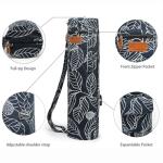 ELENTURE Adjustable Canvas Yoga Mat Bag