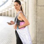 Large Yoga Mat Bag with Straps for Women