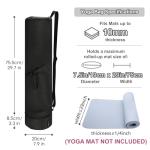 Multi-Functional Yoga Mat Carrier with Pockets