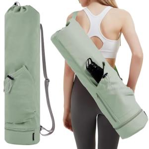 Waterproof Yoga Mat Carrier Bag with Pockets