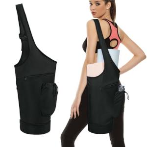 Large Yoga Mat Carrier Bag with Zipper Pocket