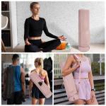Yoga Mat Carrier Bag with Water Bottle Pocket