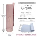 Yoga Mat Carrier Bag with Water Bottle Pocket