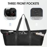 Spacious Yoga Mat Bag with Shoe Compartment