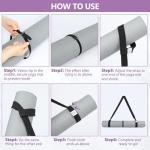 Adjustable Yoga Mat Carrier Strap with Sling