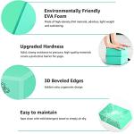 Overmont Non-Slip Yoga Block Set with Strap