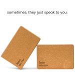 Extra Large Cork Yoga Blocks 2 Pack