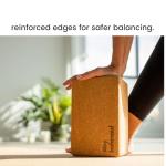 Extra Large Natural Cork Yoga Blocks - 2 Pack